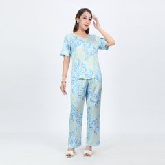 Bộ dài tay ngắn lụa nhung cao cấp 263p 3364