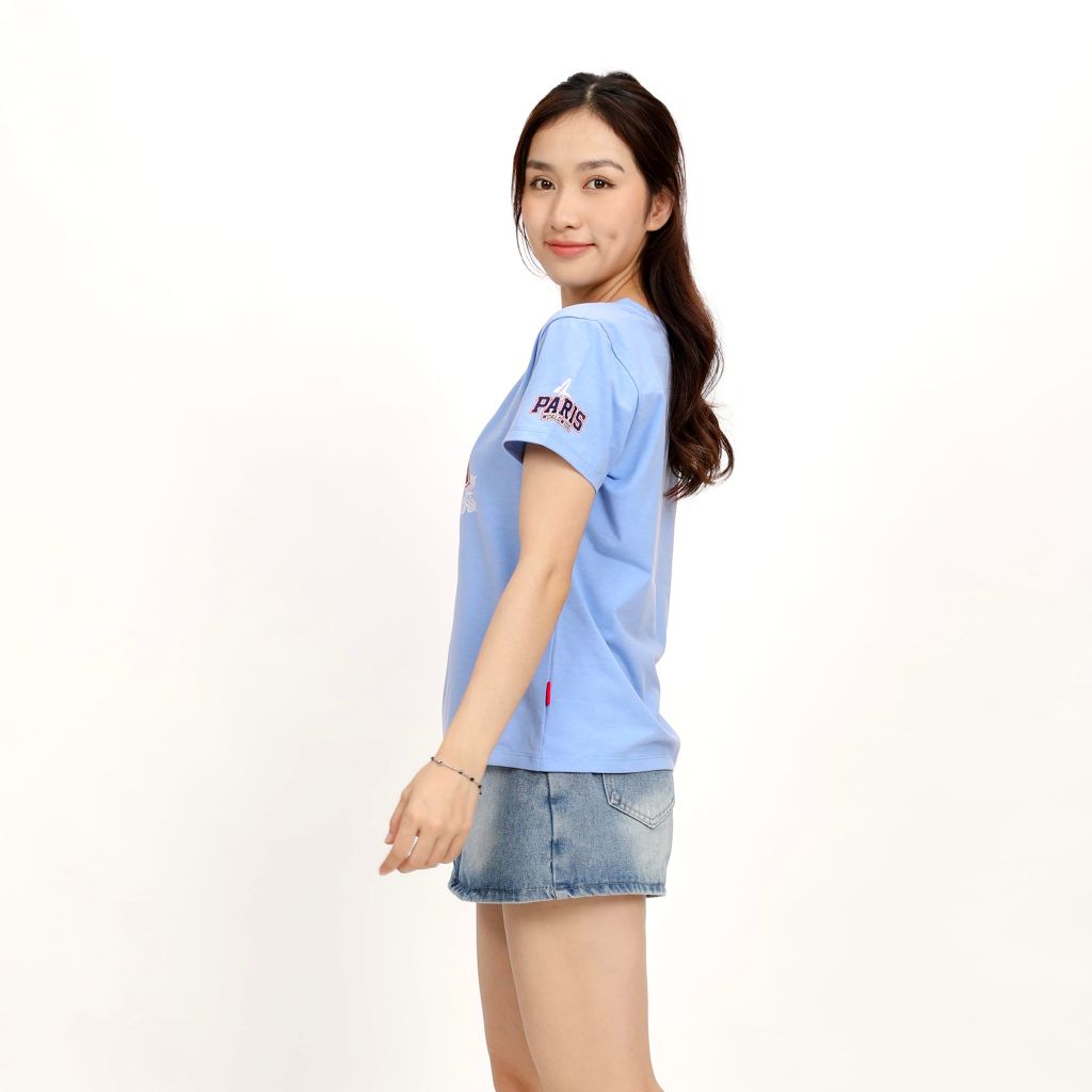 Áo thun nữ form suông chất liệu Cotton cao cấp 190p 0331