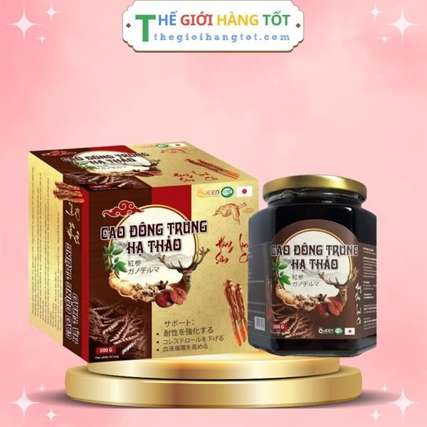  Cao đông trùng hạ thảo giúp tăng sức khoẻ, ăn ngủ ngon, giảm đau đầu chóng mặt - Hộp 500g 