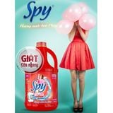  [Ít bọt, máy cửa ngang] Nước giặt xả SPY đỏ cho máy giặt cửa ngang – dung tích 3,5L 