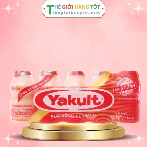  Lốc 5 chai sữa uống lên men Yakult 65ml 