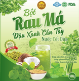  Bột RAU MÁ đậu xanh cần tây nước cốt dừa - Bổ Sung Chất Xơ, Giúp Giảm Tình Trạng Táo Bón, Thanh Nhiệt Giải Độc, Hộp 500g 