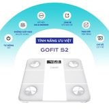  Cân Điện Tử Crenot Gofit S2 Kết Nối Bluetooth - đo phân tích chỉ số cơ thể body fat scale 
