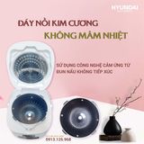  Nồi Cơm Điện Cao Tần HDE 2202R/W 1.5L - Chính hãng Huyndai - Bảo hành 12 tháng 