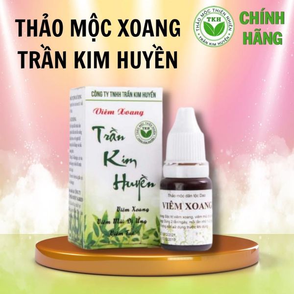  Thảo mộc hỗ trợ Xoang Trần Kim Huyền, làm sạch, sát trùng, giảm đau, thông thoáng vùng xoang 