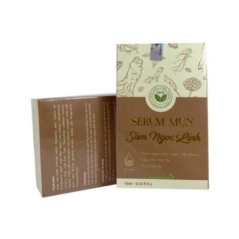  Serum mụn Sâm Ngọc Linh - Trần Kim Huyền, giúp dưỡng ẩm, ngăn ngừa mụn, làm mờ vết thâm 