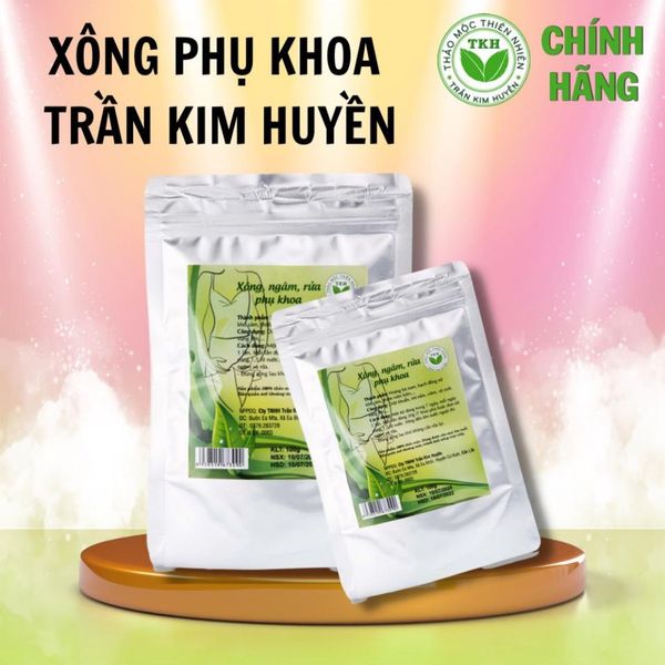  Xông Rửa thảo mộc Phụ khoa Trần Kim Huyền, hỗ trợ diệt khuẩn, trừ nấm, viêm, vệ sinh vùng kín, hỗ trợ gia liễu 