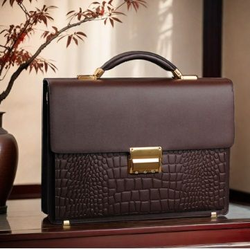 Cặp da bò miếng dập vân 9805