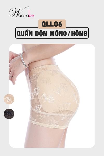 Quần lót độn mông độn hông Wannabe QLL06 đầy