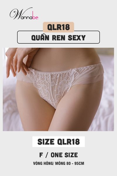 Quần lót ren lưới cao cấp Wannabe QLR18 1