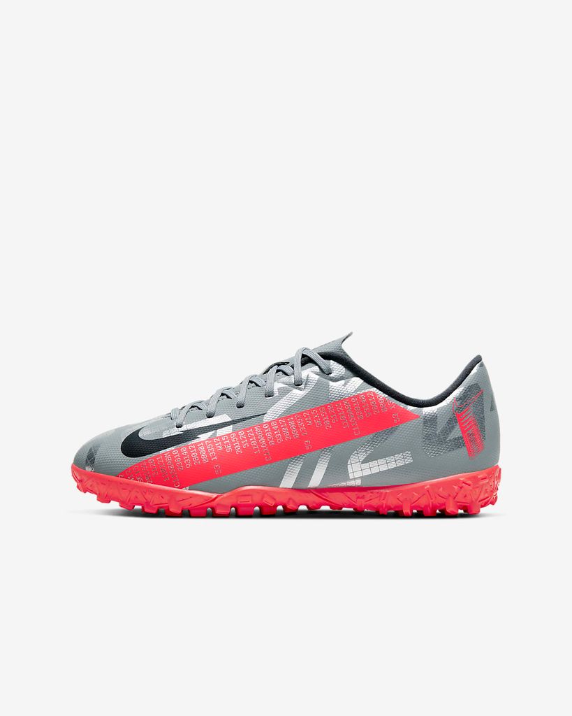 Nike Mercurial Vapor 13 Academy TF Neighbourhood - Metallic Bomber Grey/Black/Particle Grey KIDS