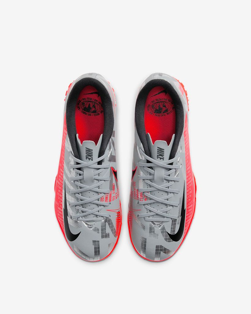 Nike Mercurial Vapor 13 Academy TF Neighbourhood - Metallic Bomber Grey/Black/Particle Grey KIDS