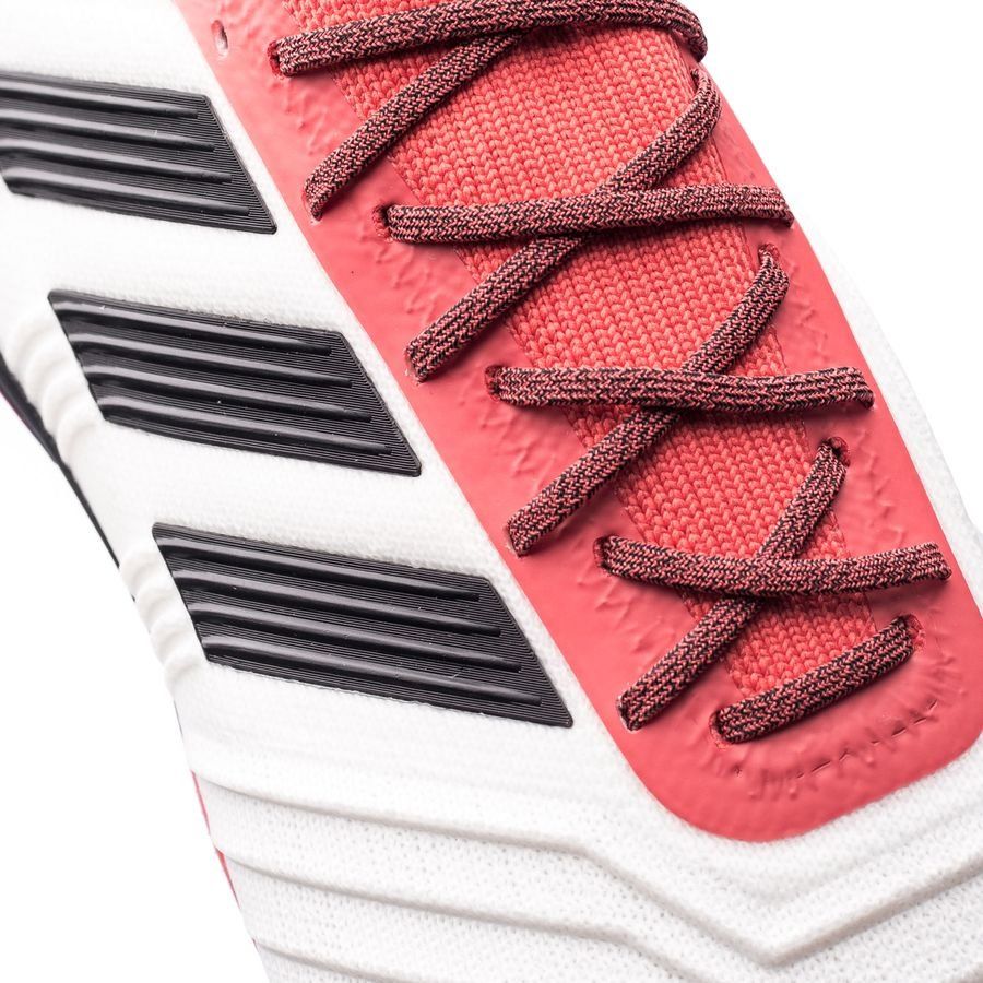 adidas Predator 18.1 FG/AG Cold Blooded - Footwear White/Core Black/Real Coral