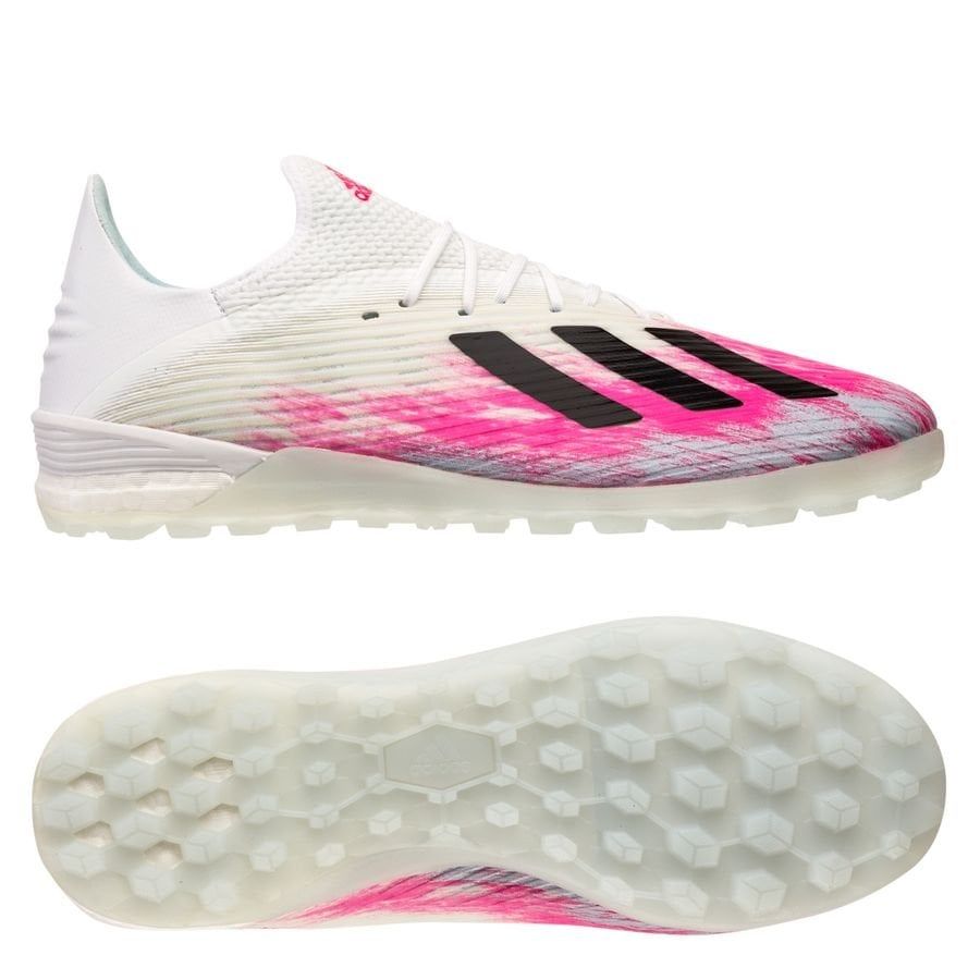 adidas X 19.1 TF Uniforia - Footwear White/Core Black/Shock Pink