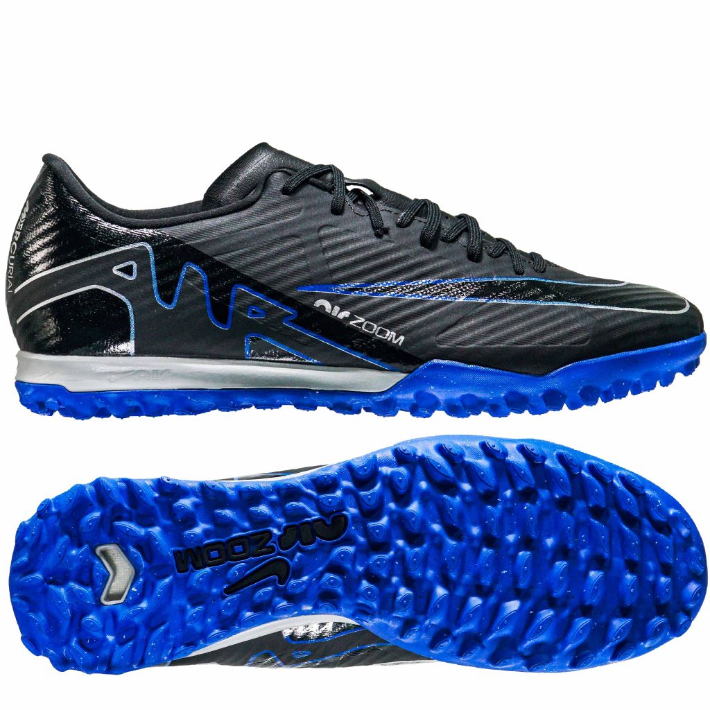 Nike Air Zoom Mercurial Vapor 15 Academy TF Shadow - Black/Chrome/Hyper Royal