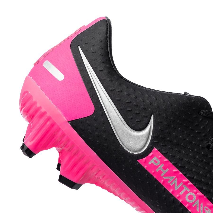 Nike Phantom GT Academy MG - Black/Metallic Silver/Pink Blast