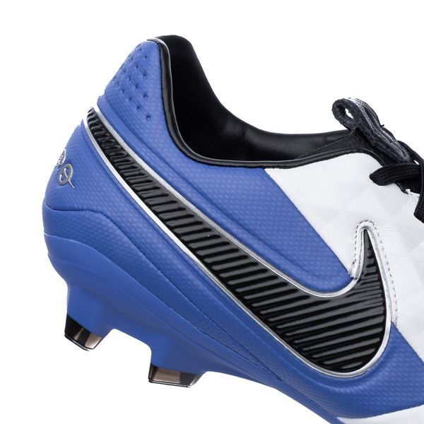 Nike Tiempo Legend 8 Pro FG Daybreak - White/Black/Hyper Royal/Metallic Silver