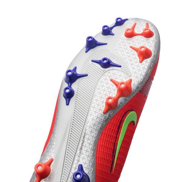 Nike Mercurial Vapor 14 Academy AG Spectrum - Bright Crimson/Metallic Silver