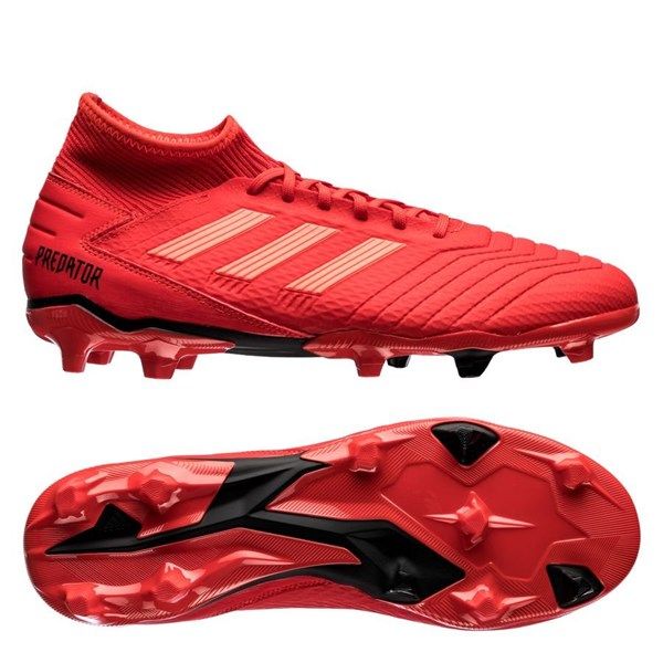 adidas Predator Tango 19.3 FG Initiator - Action Red/Core Black