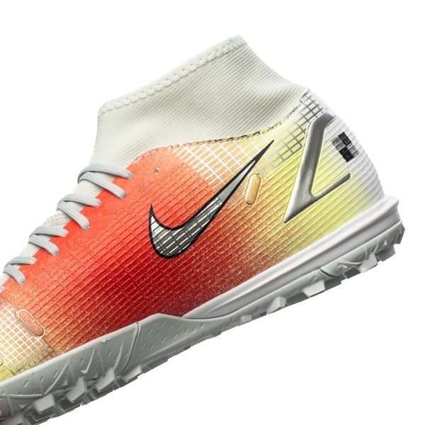 Nike Mercurial Superfly 8 Academy TF Dream Speed 4 - White/Bright Mango