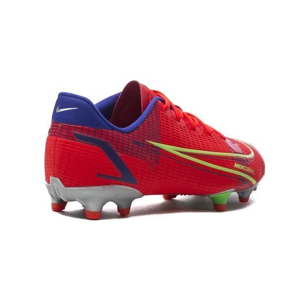 Nike Mercurial Vapor 14 Academy MG Spectrum - Bright Crimson/Metallic Silver Kids