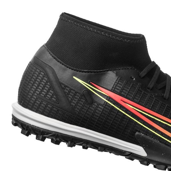Nike Mercurial Superfly 8 Academy TF Black x Prism - Black/Cyber Yellow/Off Noir
