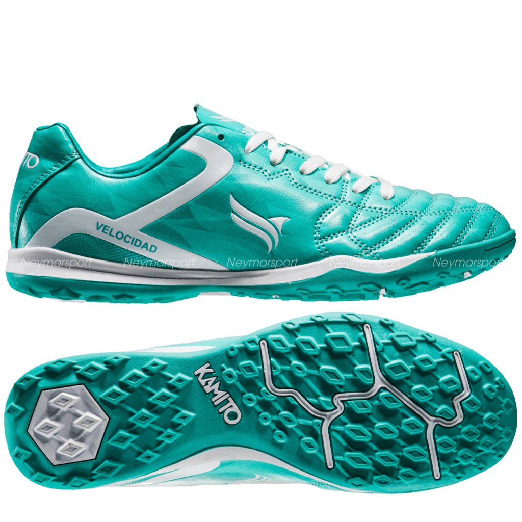 Giày đá bóng Kamito Velocidad Fire Back TF - Mint/White KMTF240120
