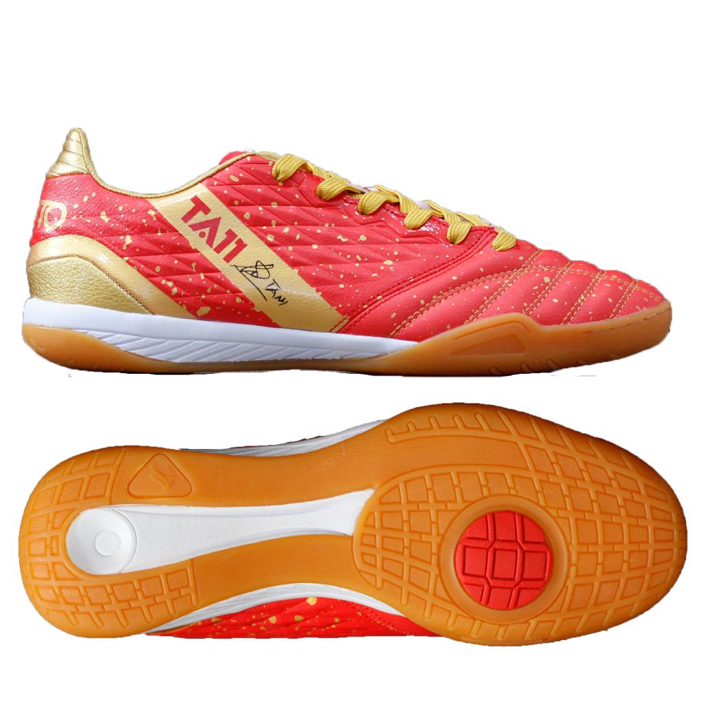 GIÀY ĐÁ BÓNG KAMITO TA11 IC TOUCH OF MAGIC - RED/GOLD