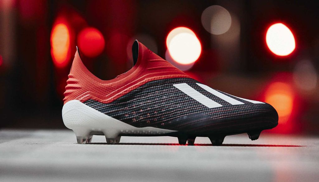 adidas X 18+ FG/AG Initiator - Core Black/Footwear White/Action Red