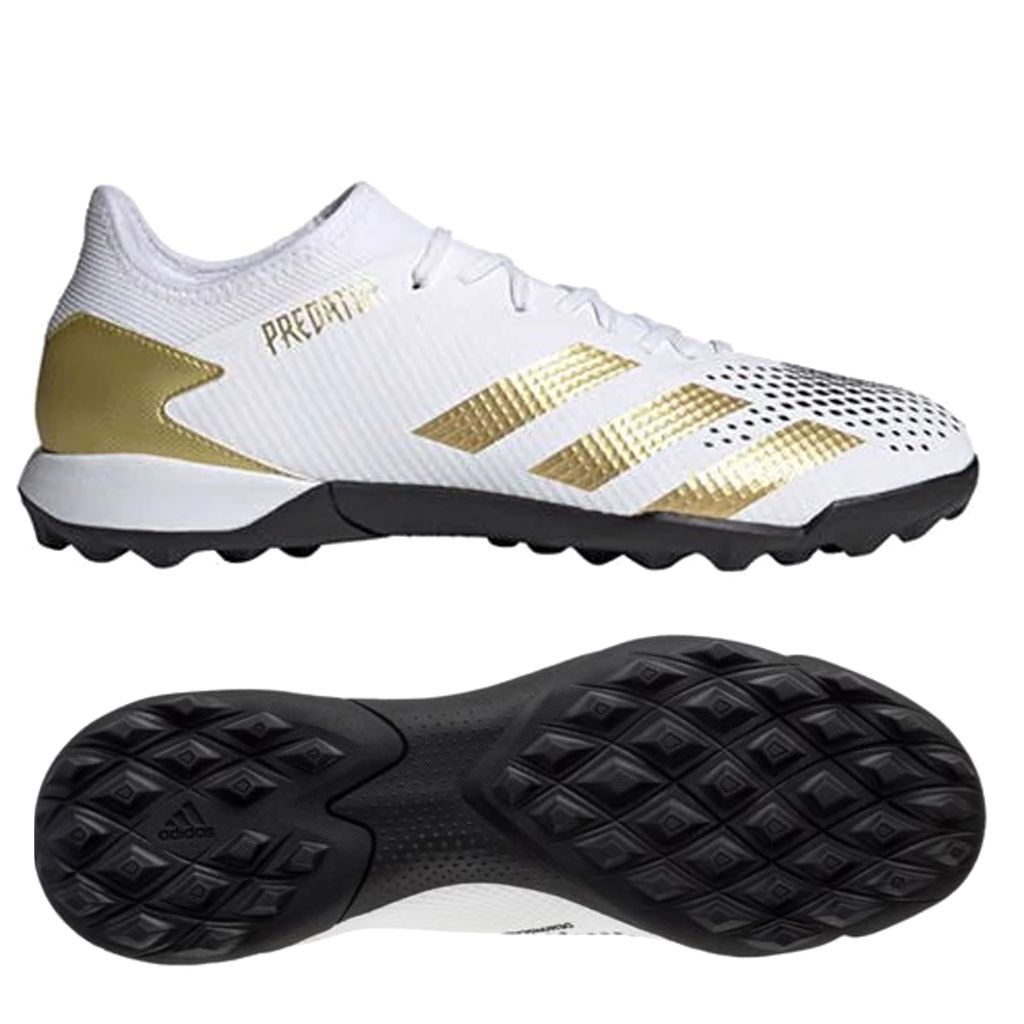 Adidas Predator 20.3 Low TF Inflight - Footwear White/Gold Metallic/Core Black