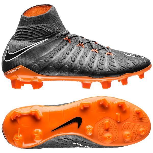 Nike Hypervenom Phantom 3 Elite DF FG Jr Fast AF – Dark Grey/Total Orange