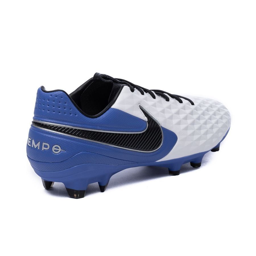 Nike Tiempo Legend 8 Pro FG Daybreak - White/Black/Hyper Royal/Metallic Silver
