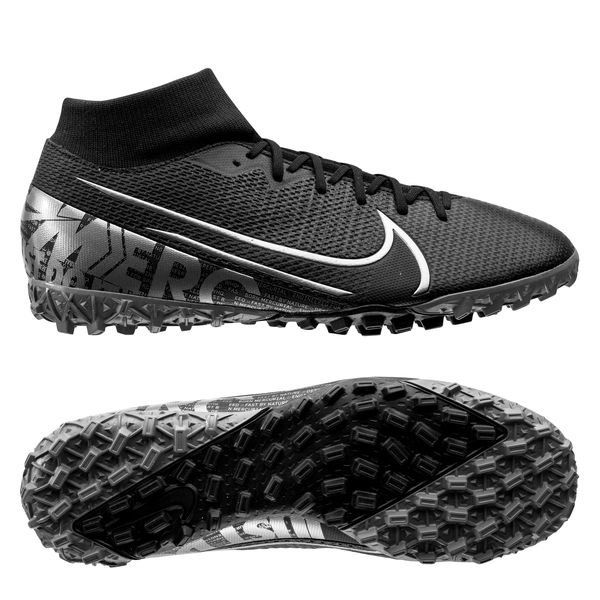 NIKE MERCURIAL SUPERFLY 7 ACADEMY TF UNDER THE RADAR - BLACK/METALLIC COOL GREY