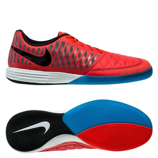 Nike Lunargato II IC Home Crew - Bright Crimson/Black/White/Photo Blue