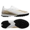 Giày đá bóng Adidas X Ghosted .3 TF Inflight - Footwear White/Core Black/Metallic Gold KIDS EG8214