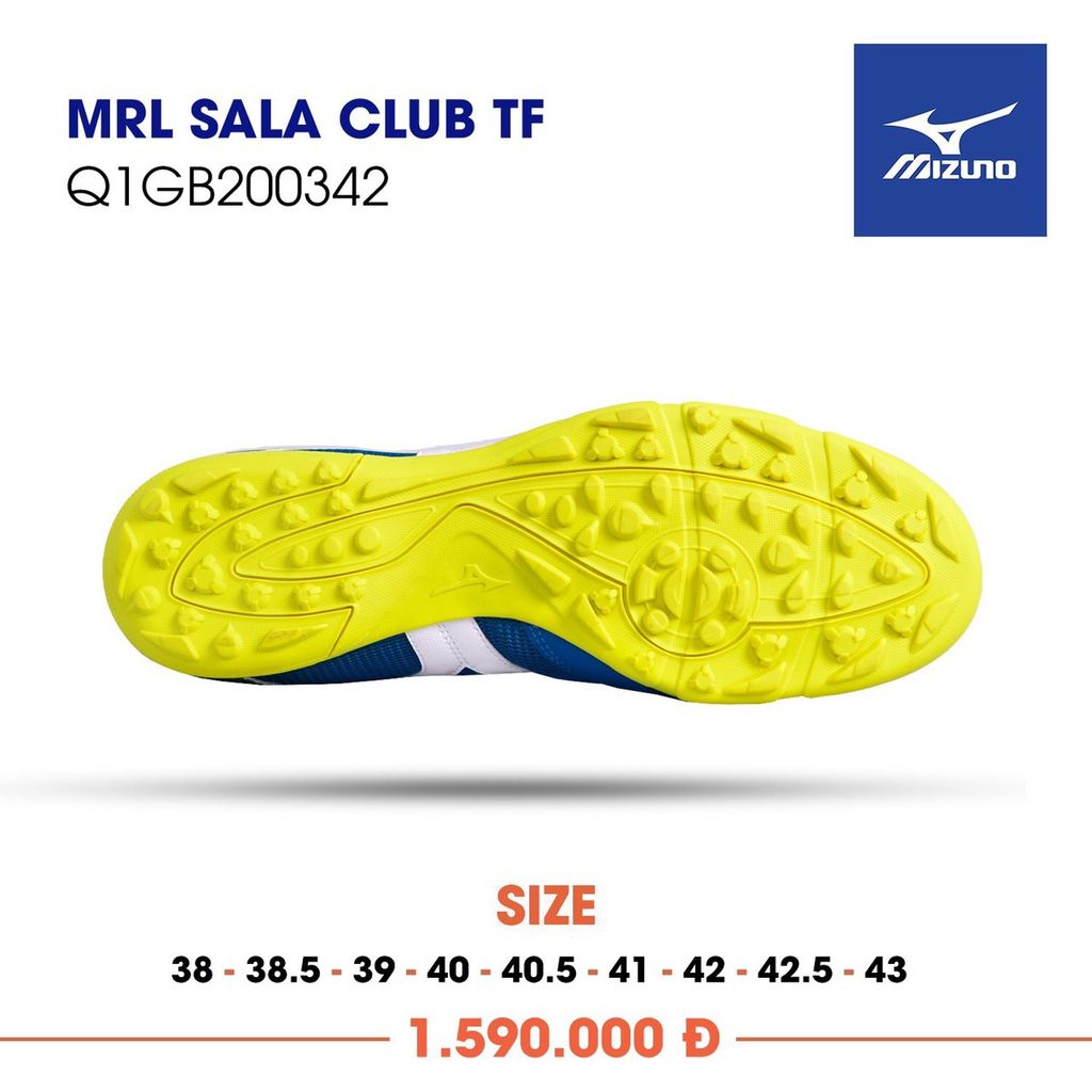 MIZUNO MORELIA SALA CLUB TF ROYAL BLUE/WHITE