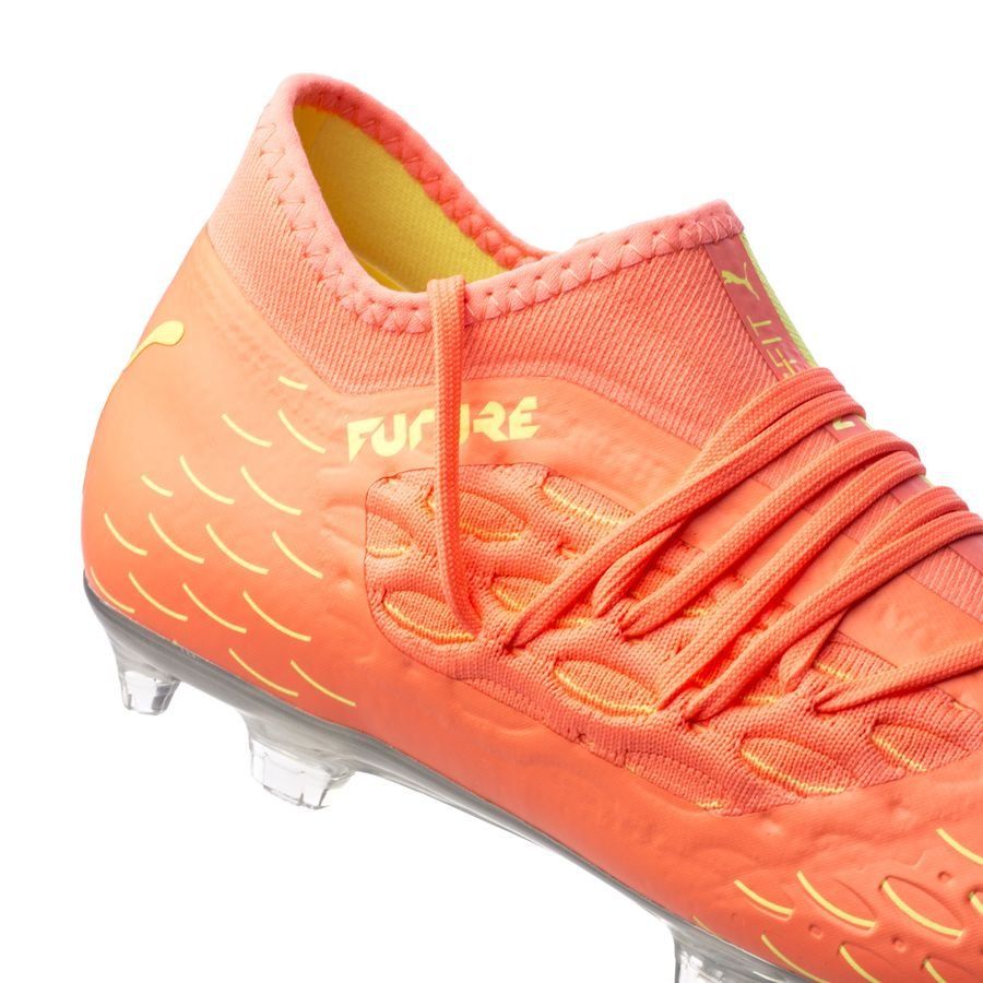 PUMA Future 5.3 Netfit FG/AG Rise - Energy Peach/Fizzy Yellow