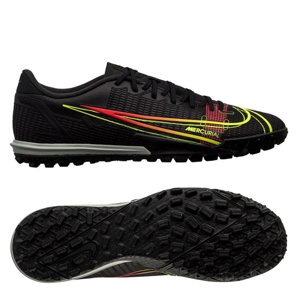 Nike Mercurial Vapor 14 Academy TF Black x Prism - Black/Cyber Yellow/Off Noir