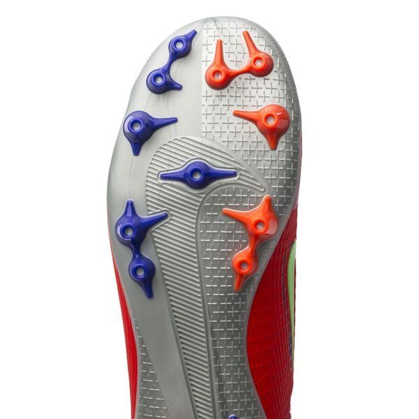 Nike Mercurial Superfly 8 Academy AG Spectrum - Bright Crimson/Metallic Silver