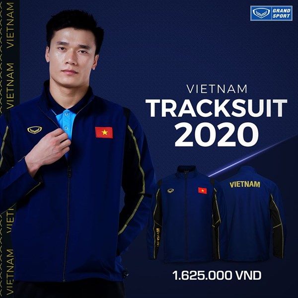 ÁO KHOÁC ĐTVN 2020 XANH ĐEN