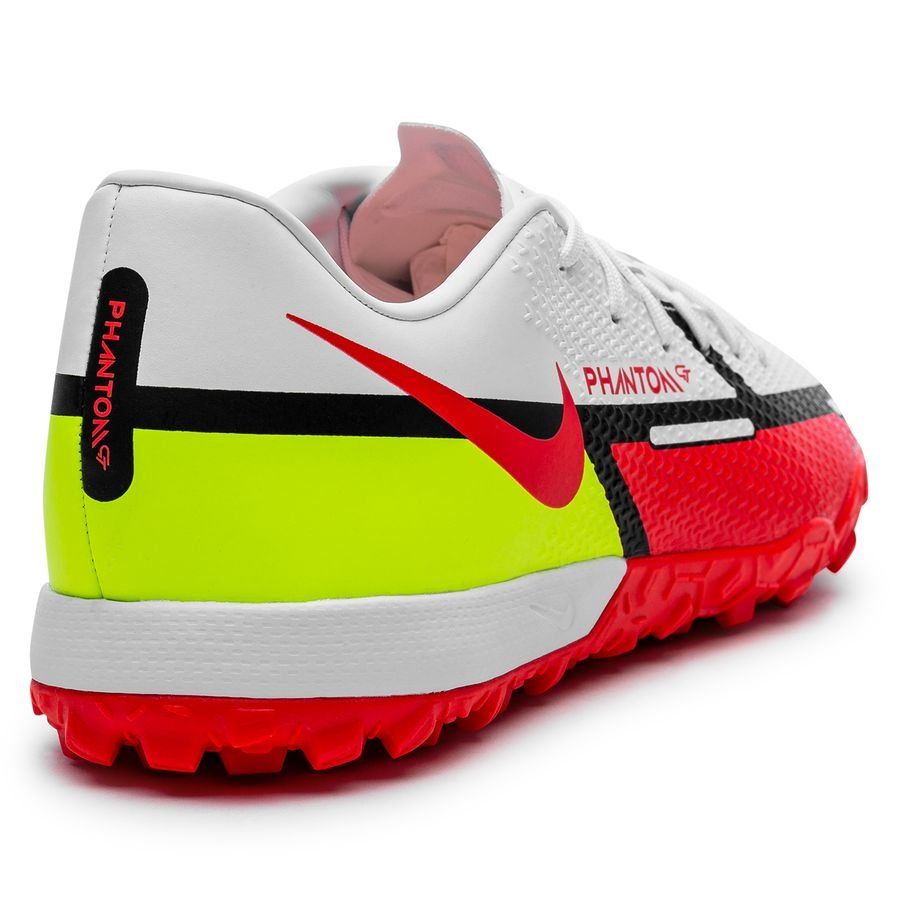 Nike Phantom GT 2 Academy TF Motivation - White/Bright Crimson/Volt