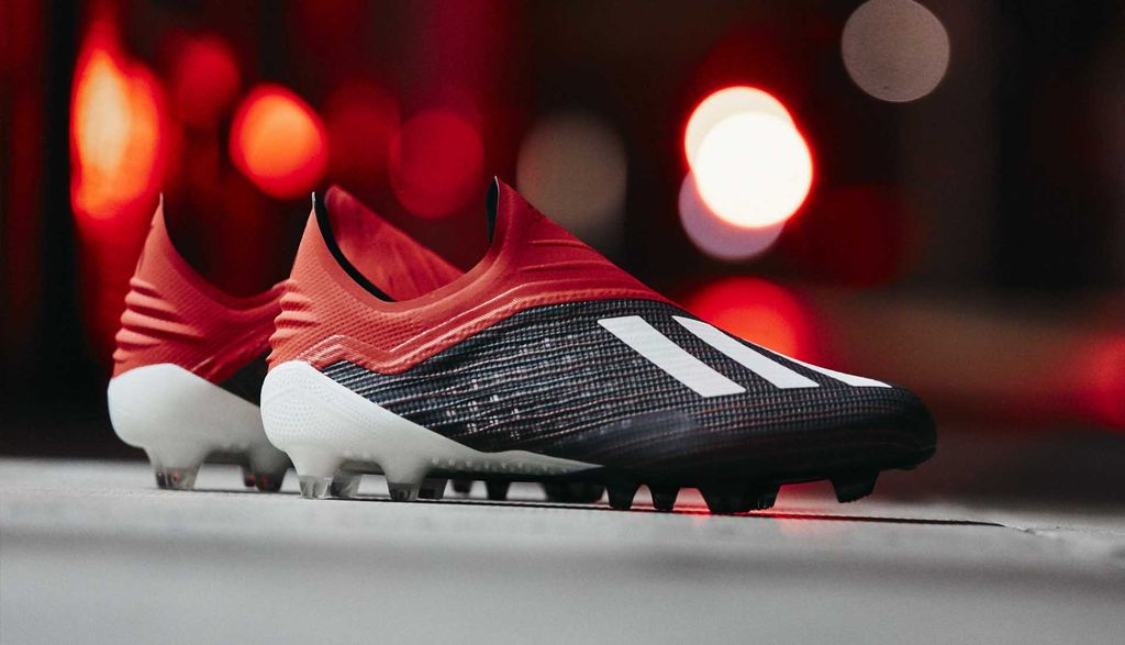 adidas X 18+ FG/AG Initiator - Core Black/Footwear White/Action Red