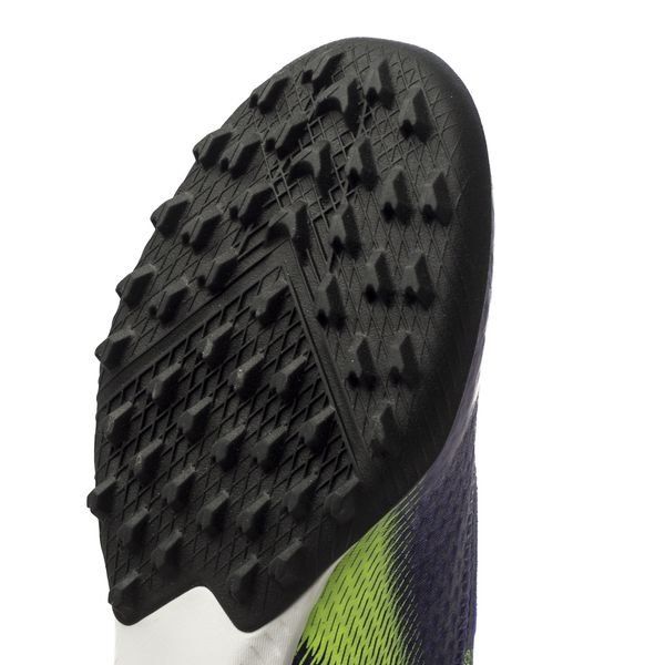 adidas X Ghosted .3 Laceless TF Precision To Blur - Energy Ink/Signal Green