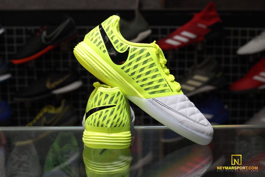 Nike Lunargato II IC - Lemon Venom/Black/White