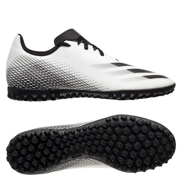 adidas X Ghosted .4 TF Inflight - Footwear White/Core Black/Silver Metallic
