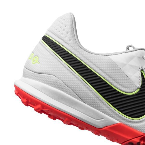 Nike Tiempo Legend 8 Pro TF Platinum - White/Black/Grey Fog/Bright Crimson