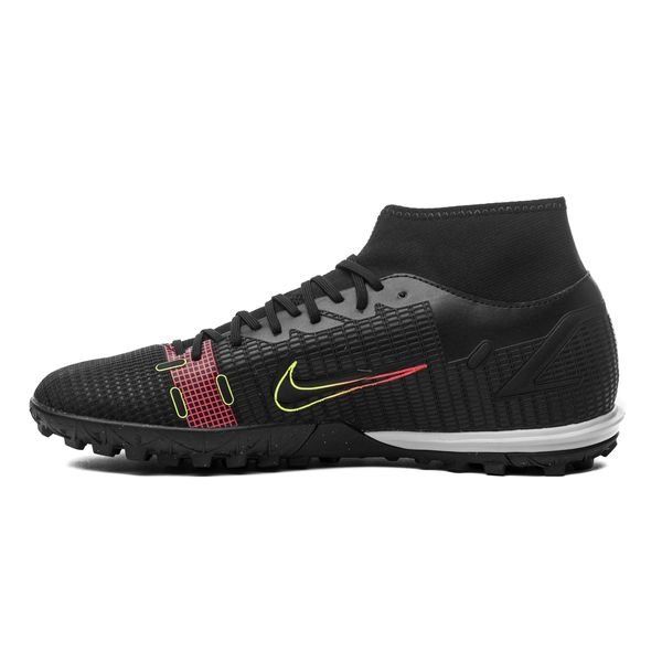 Nike Mercurial Superfly 8 Academy TF Black x Prism - Black/Cyber Yellow/Off Noir