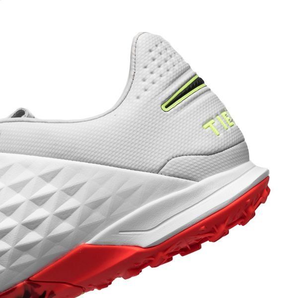 Nike Tiempo Legend 8 Pro TF Platinum - White/Black/Grey Fog/Bright Crimson