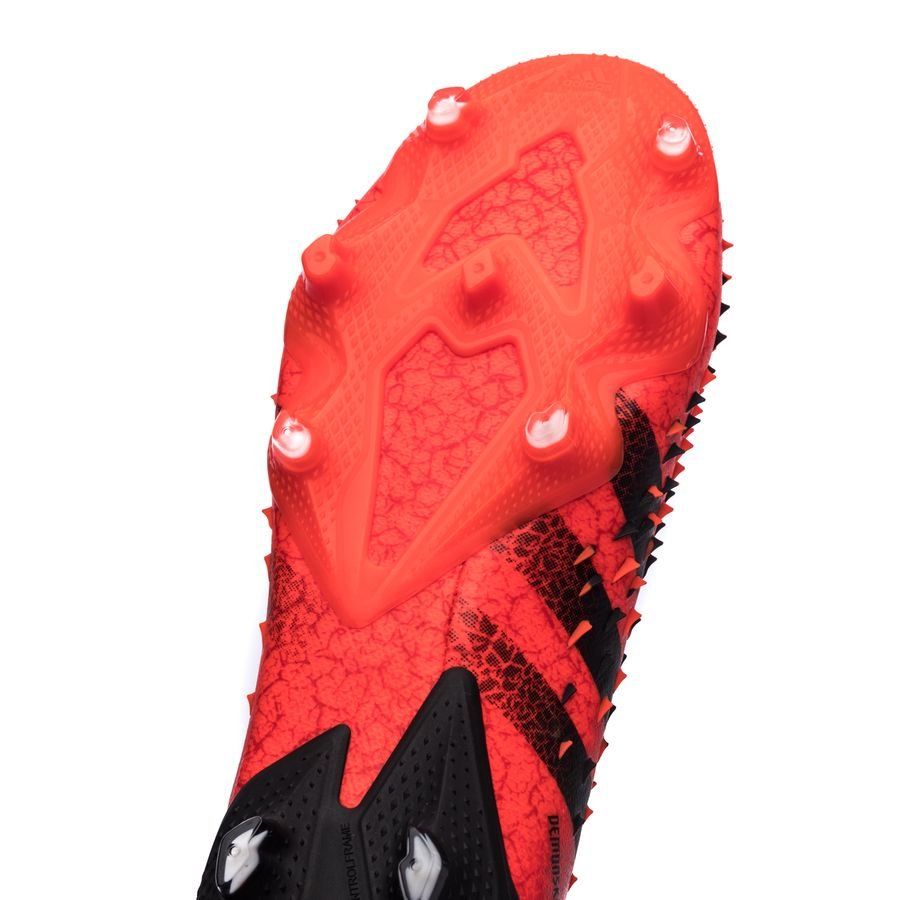 adidas Predator Freak .1 Low FG Meteorite - Red/Core Black/Solar Red