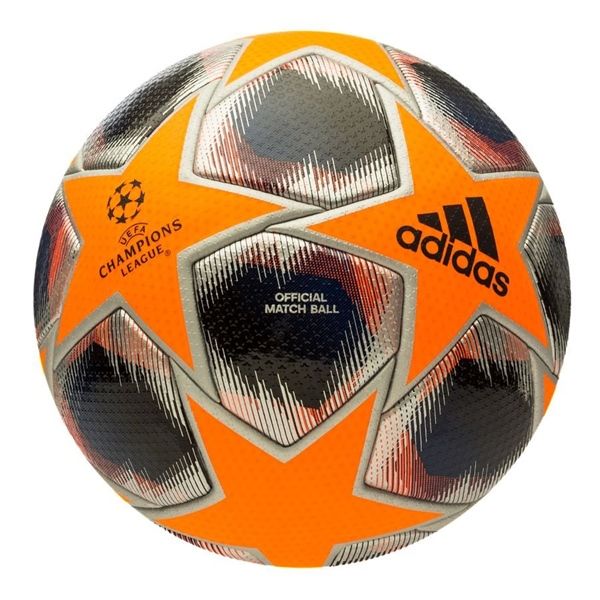 Adidas Football Champions League 2020 Pro Match Ball - Solar Orange/Royal Blue/Black